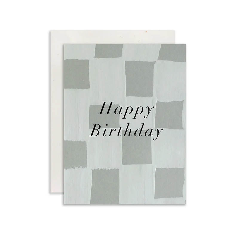 Card - Happy Birthday | Checker