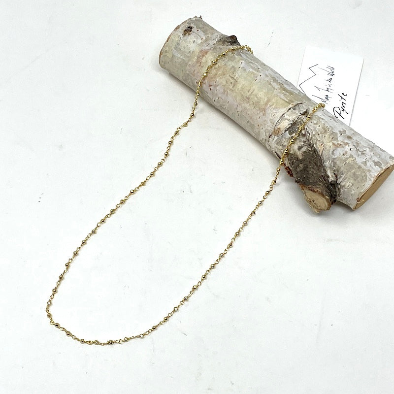 Gemstone Necklace - Gold