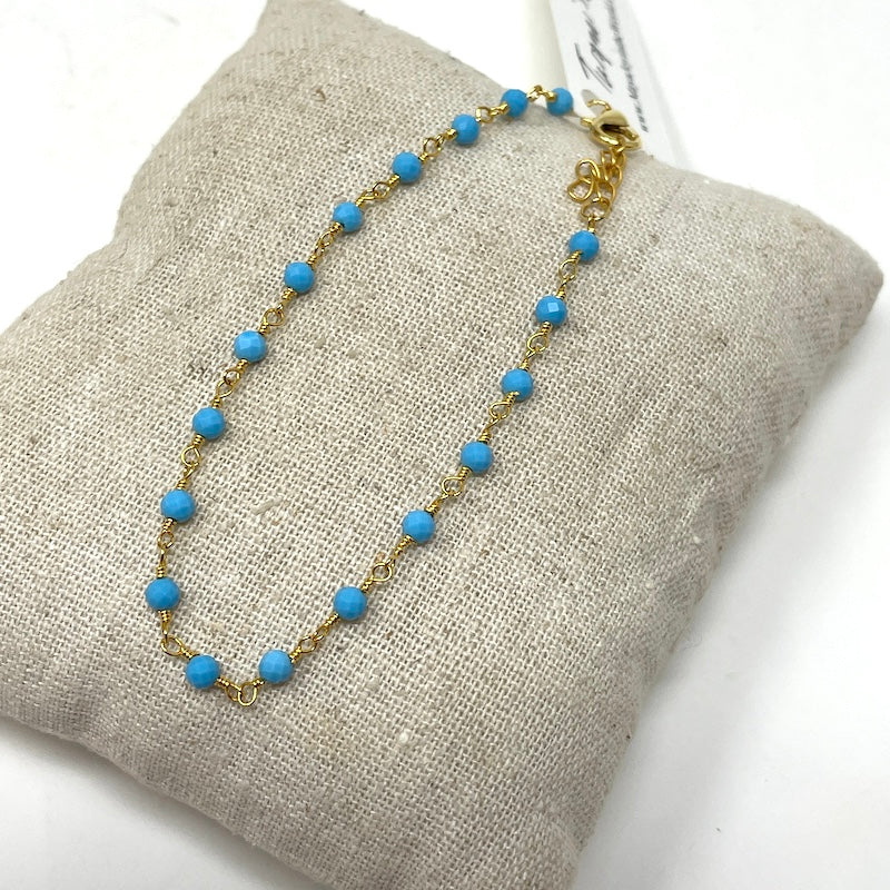 Gemstone Bracelet - Gold