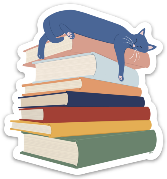 Sticker - Well Read Cat