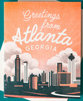 Card - Greetings from Atlanta, Georgia