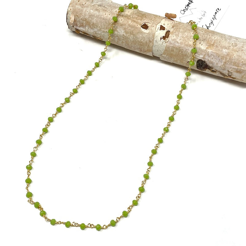Gemstone Choker - Gold