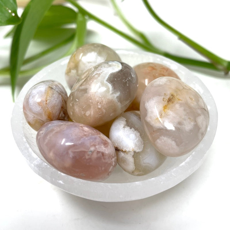 Flower Agate - Tumbled