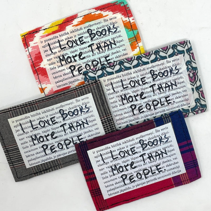 Mini Wallet - I Love Books More Than People