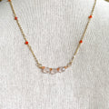 Necklace - Rose and Gold