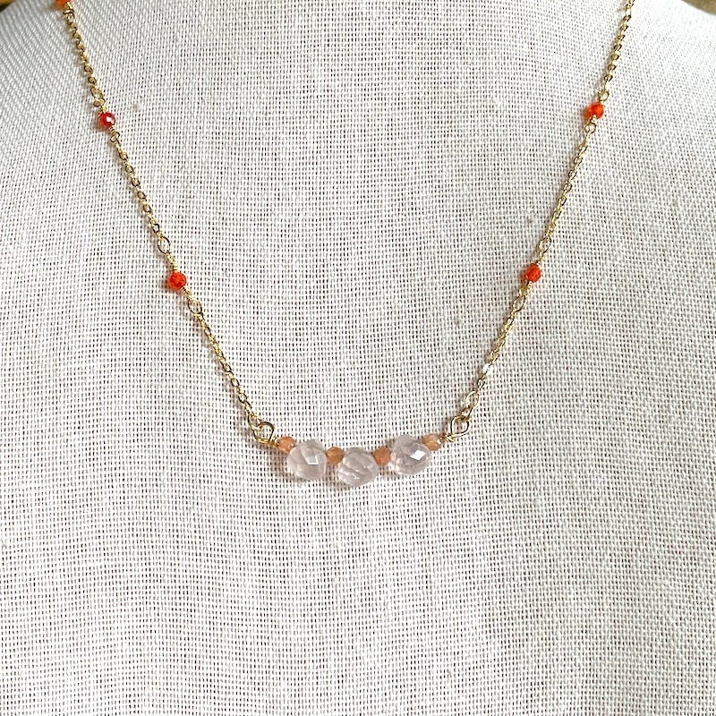 Necklace - Rose and Gold