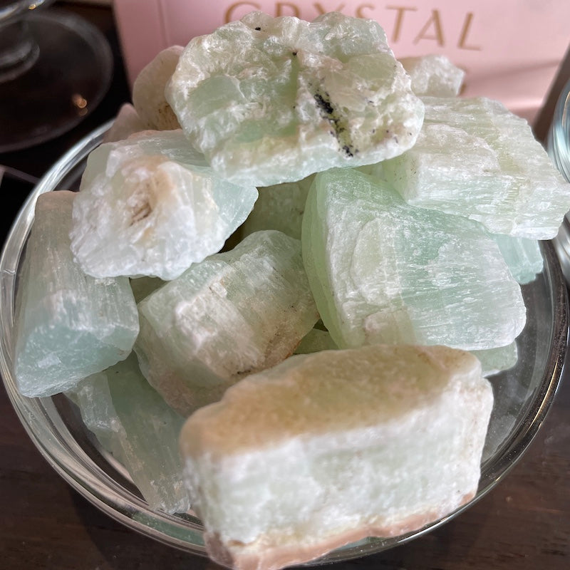 Pistachio Calcite - Raw