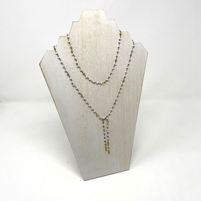 Lariat - Labradorite + Pyrite
