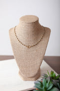 Necklace - Pyrite Beaded Circle