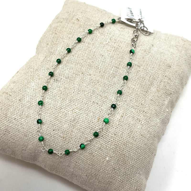 Gemstone Bracelet - Silver