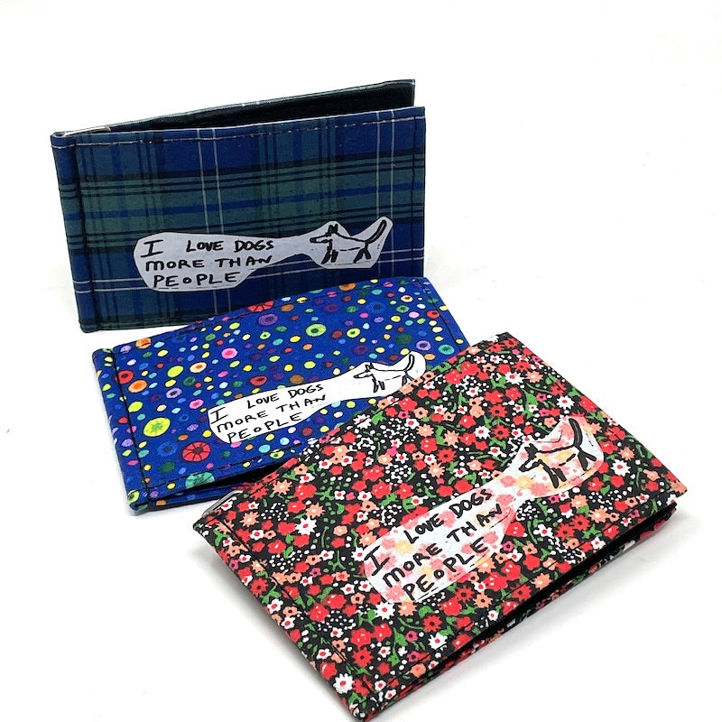 Bifold Wallet - I Love Dogs More Than People