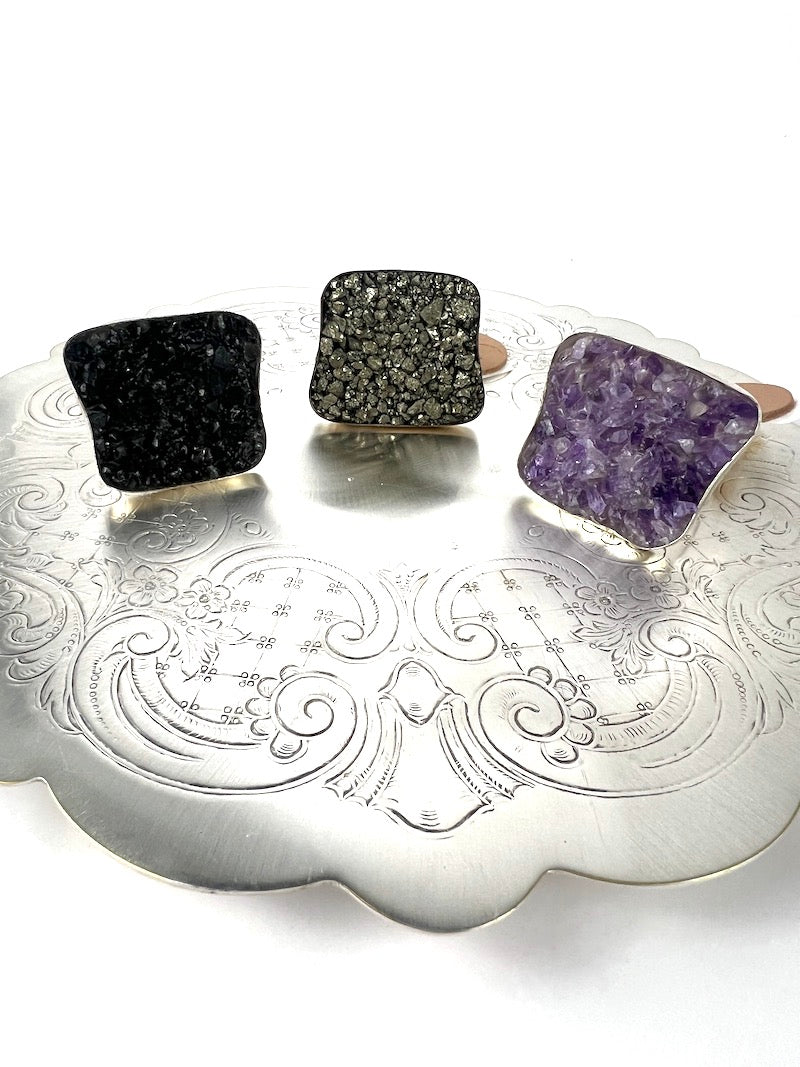 Ring - Crushed Gemstone