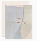 Card - With sympathy | Blue Green