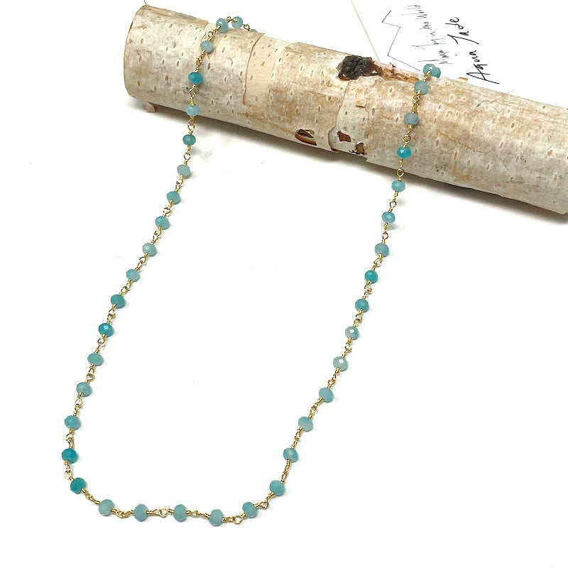 Gemstone Choker - Gold