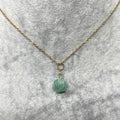Gemstone Charm - Amazonite Hexagon