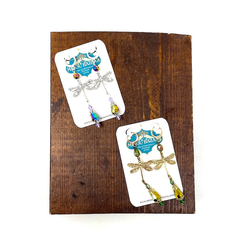 Earrings - Dragonfly