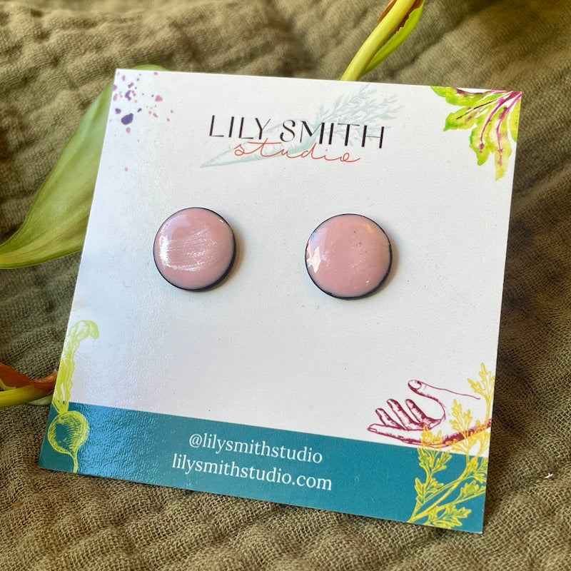 Dot Enamel Studs