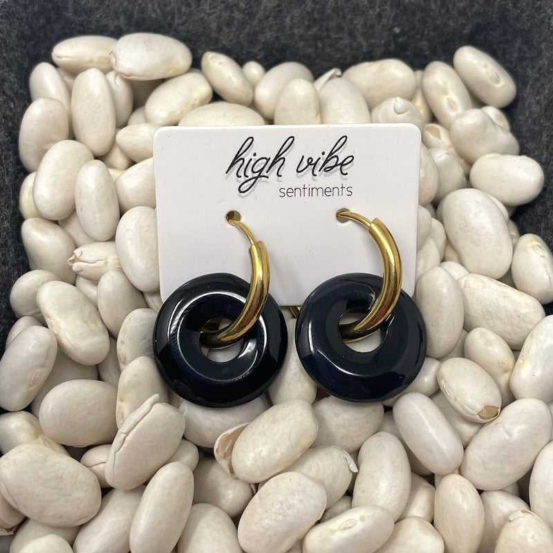 Earrings - Mega Hoops - Gem Candy