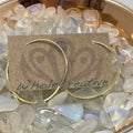Earrings - Geo Gold Hoops