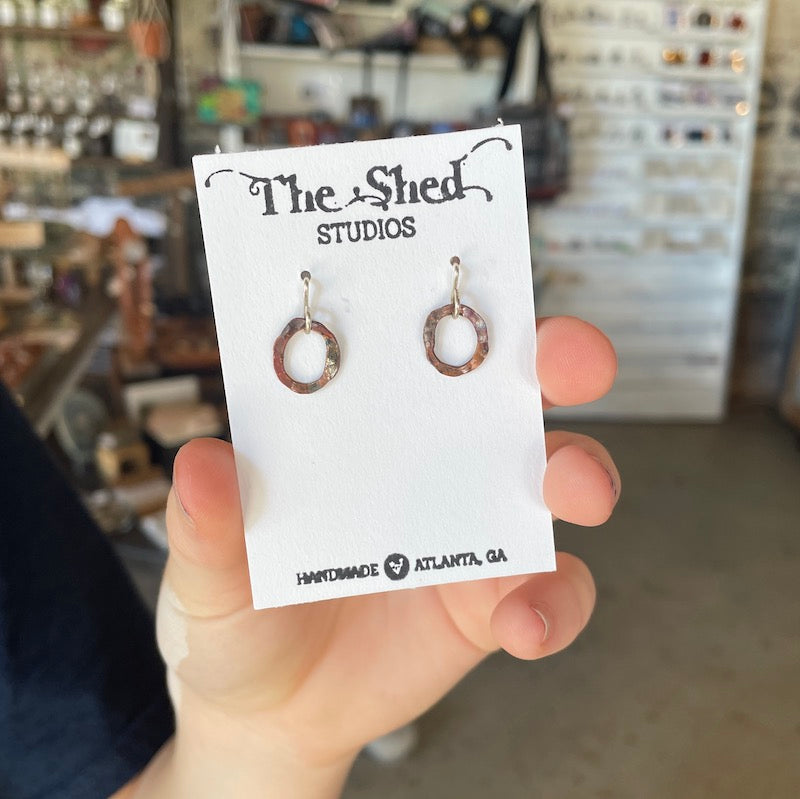 Earrings - Copper Hoops | Small
