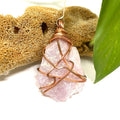 Pendant - Rose Aura Quartz