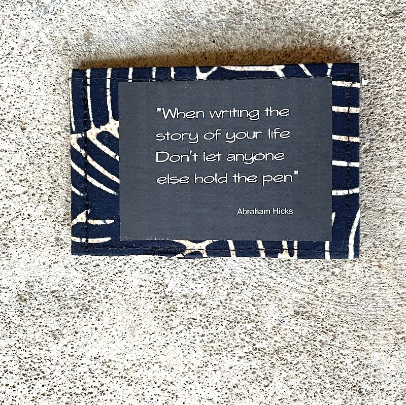 Bifold Wallet - When writing the story of your life...