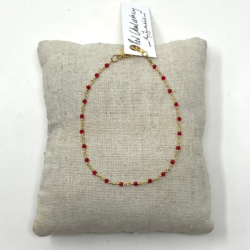 Gemstone Bracelet - Gold