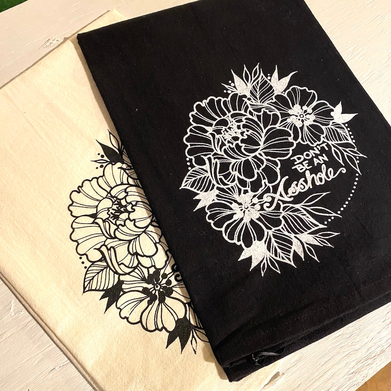 Tea Towel - Don't be an asshole