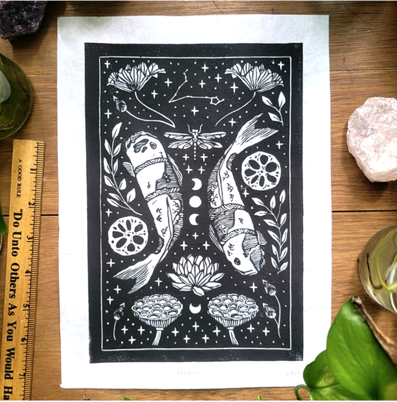 Block Print - Zodiac