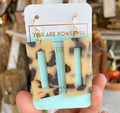 Earrings - Wood and Resin
