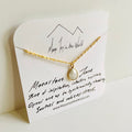 Birthstone Necklace - Gold