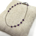 Gemstone Bracelet - Silver