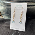 Earrings - Aquamarine Drops