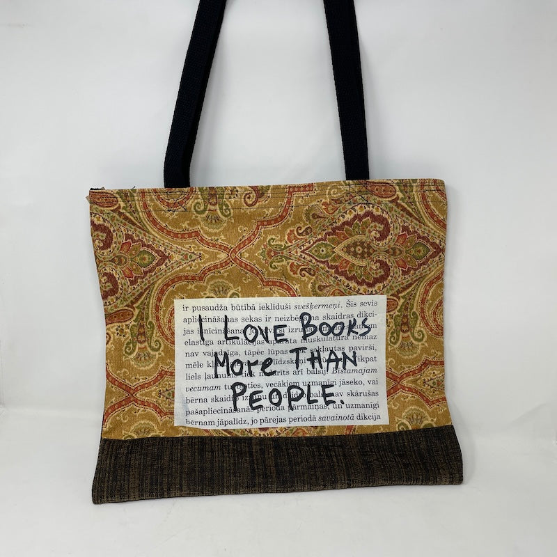Tote Bag - I Love Books More Than People