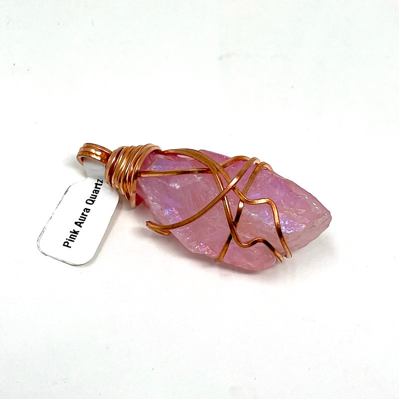 Pendant - Pink Aura Quartz