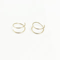 Earrings - Spiral Hugs