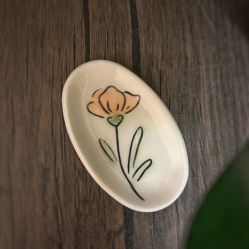small oval dishes