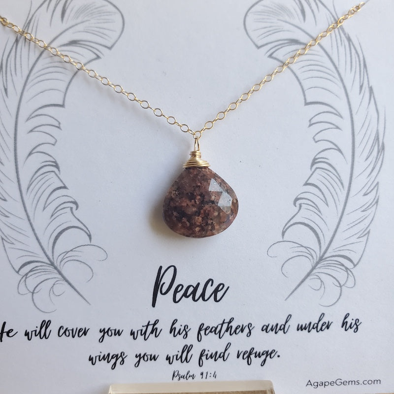 Necklace - Red Jasper Soil