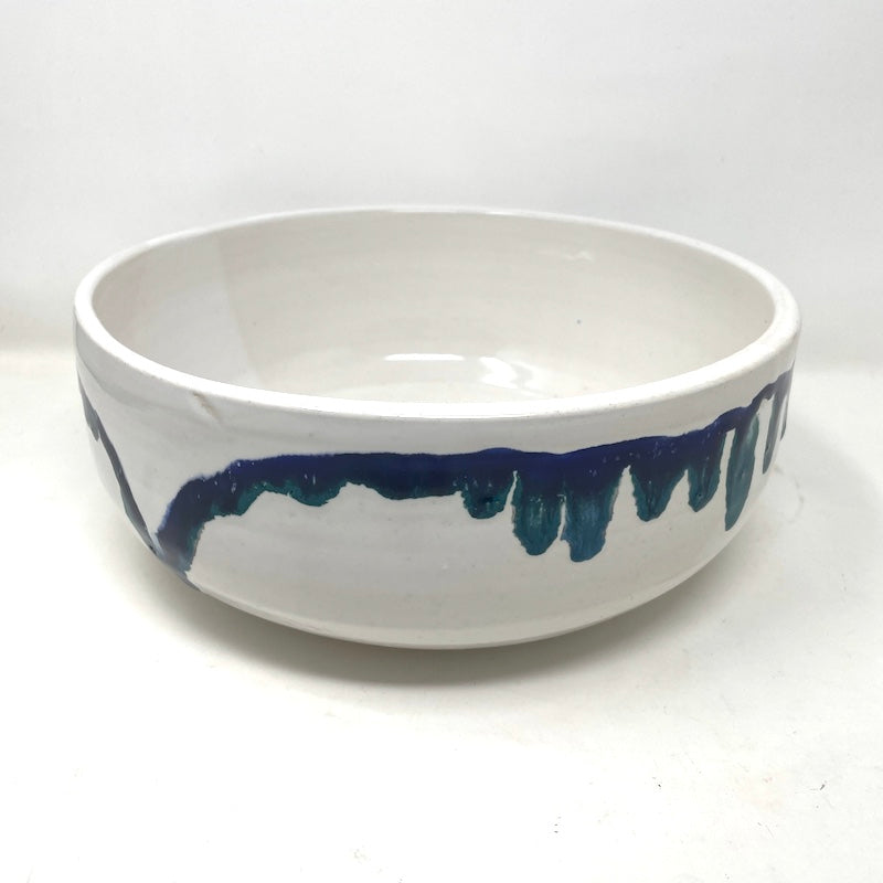 Bowl - Blue Drips