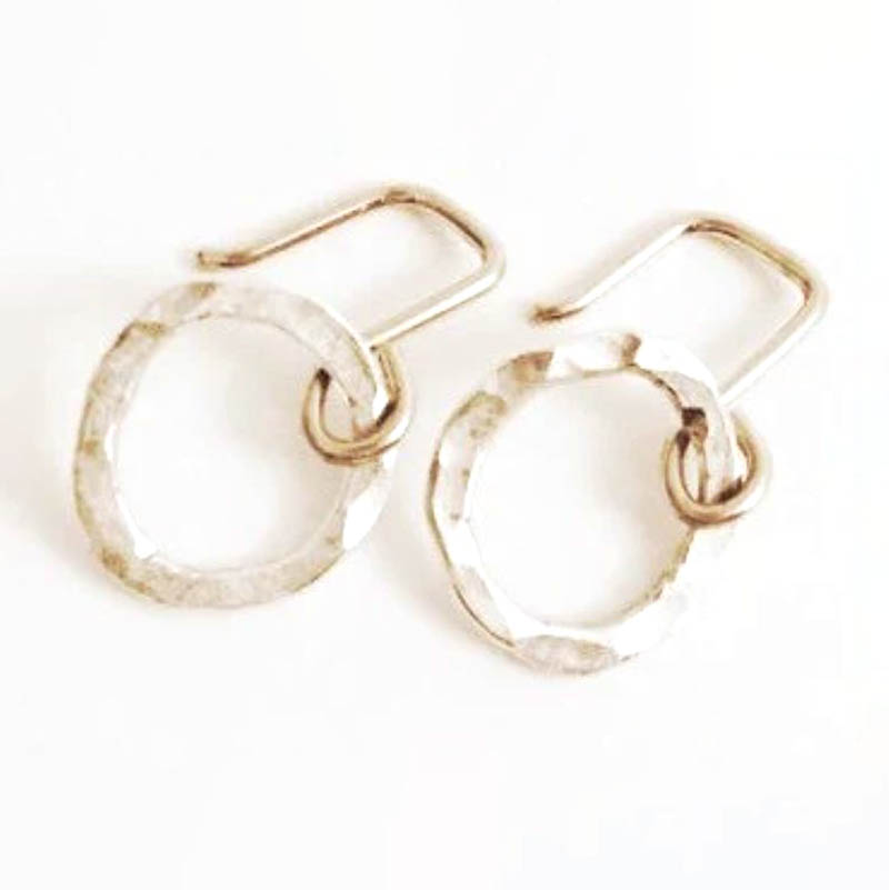 Earrings - Silver Hoops (small)