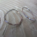 Earrings - Rustic Copper Hoops