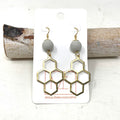 Earrings - Honeycomb