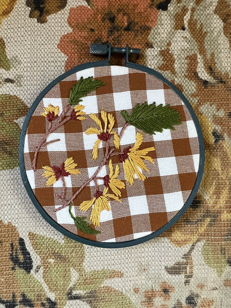 Magical Plants Embroidery - March 15