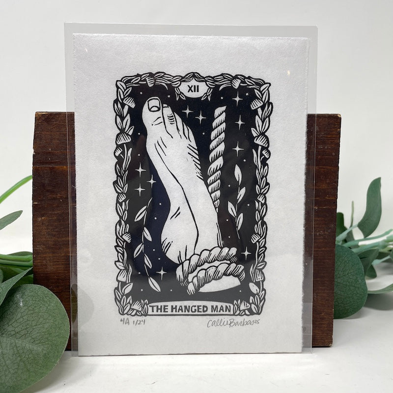 Block Print - Tarot Card