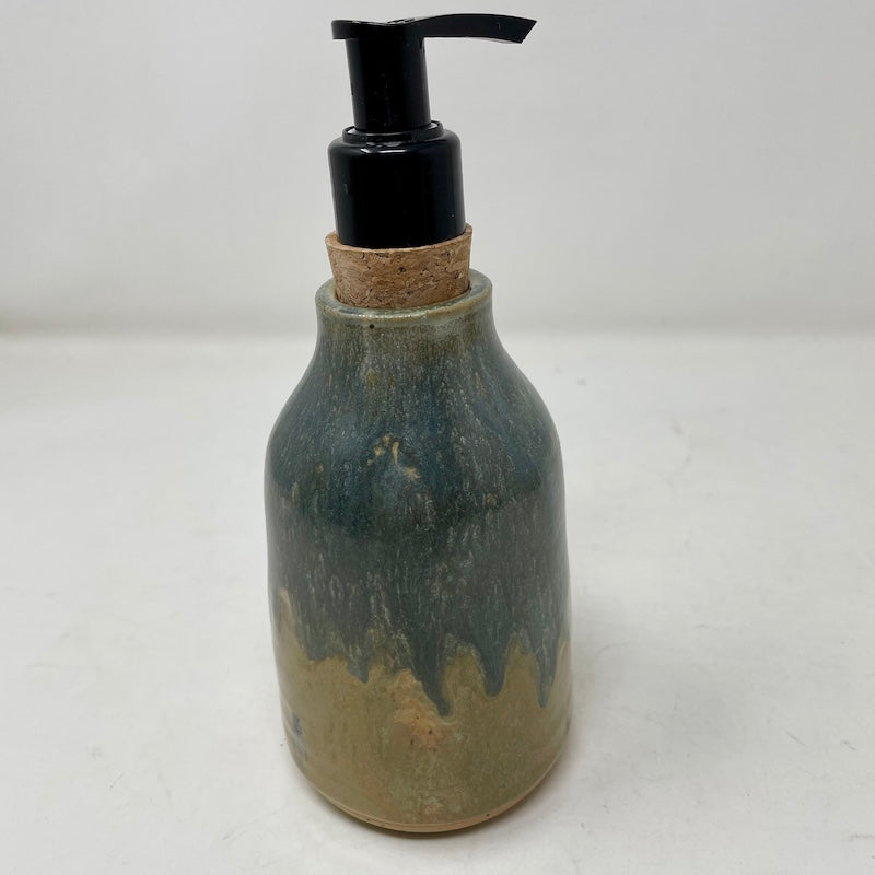 Soap Dispenser - Tan and Grey