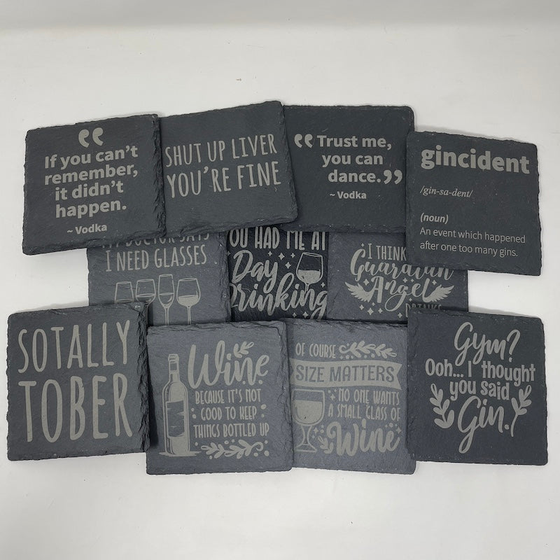 Coaster - Slate | Square