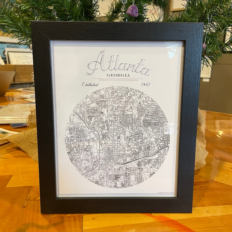 Framed Print - Atlanta Vintage