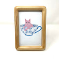 Framed Print - Cup of Kittea | 5 x 7"