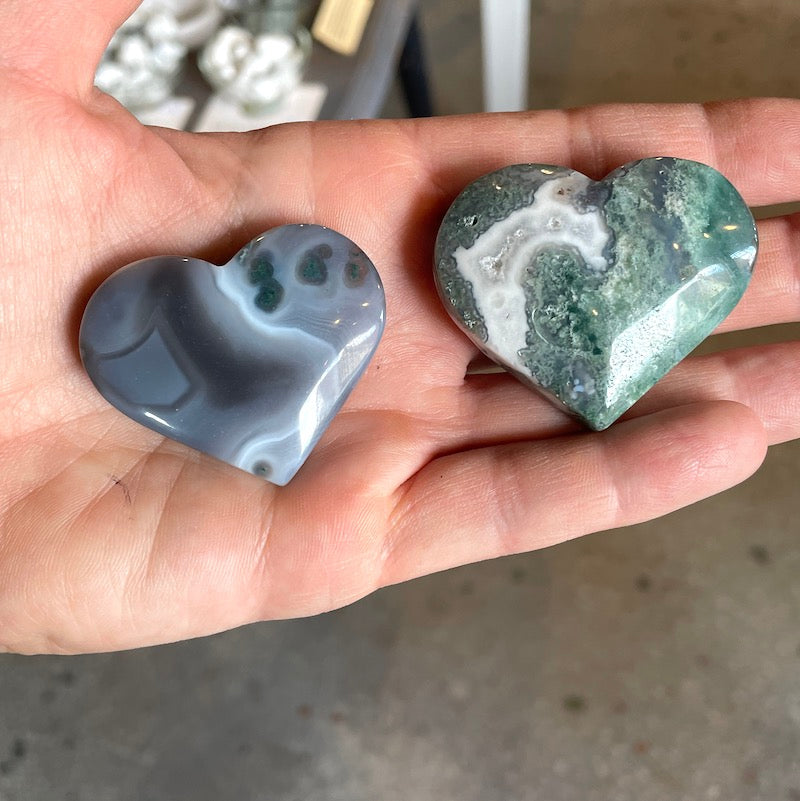 Heart Palm Stone
