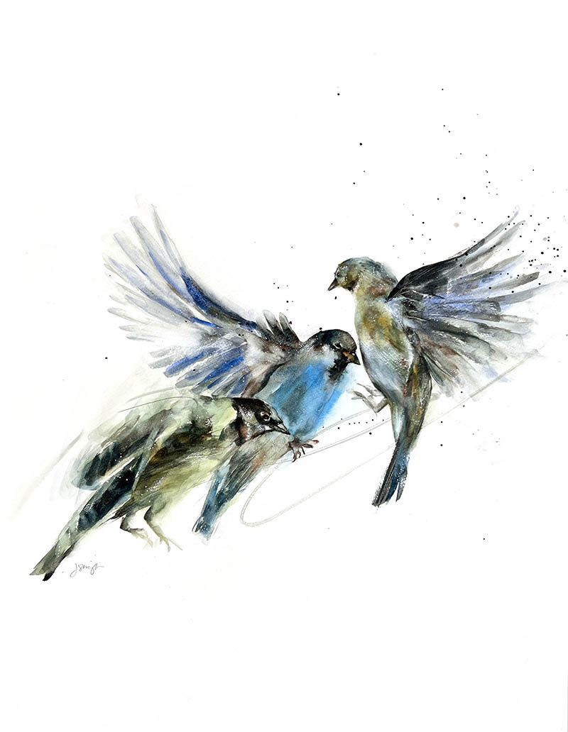 Art Print - Blue marmalade